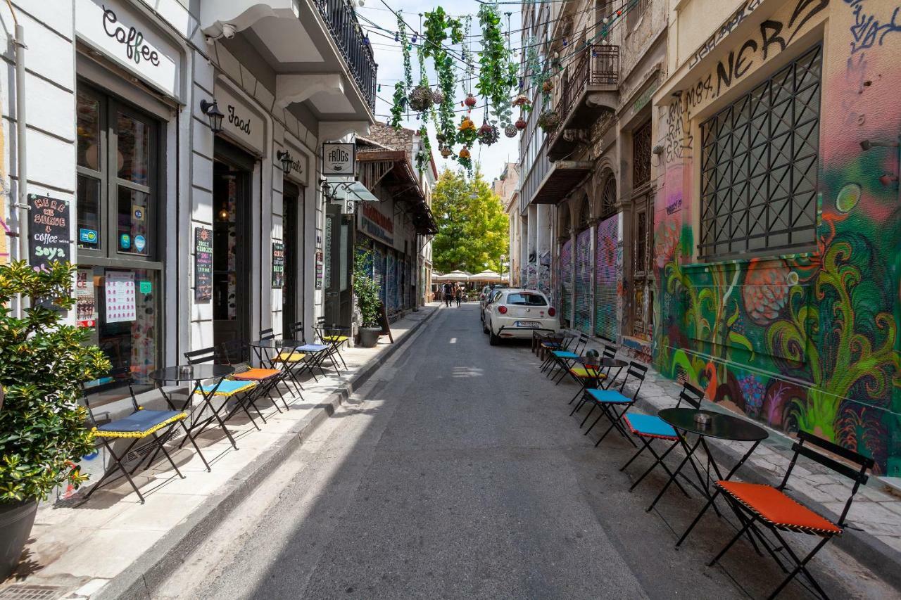 Ferienwohnung Aristophanes Luxury Flat Psyrri Square Athen Exterior foto